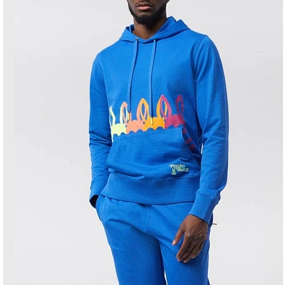 Psycho Bunny Lafayette Hoodie (Bright Royal) B6H966U1FT