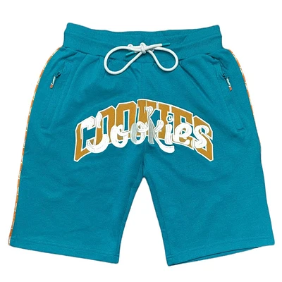 Cookies Loud Pack Interlock Sweat Shorts (Aqua) 1557B5852