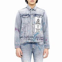 Cult Of Individuality Tongue Type 3 Denim Jacket (Skittle) 621B7-TW12A