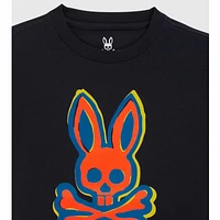 Kids Psycho Bunny Calder Graphic Tee (Navy)