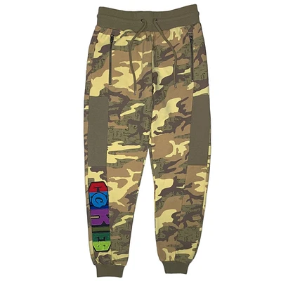 Cookies Across The Board Fleece Camo Sweatpants (Tan) 1562B6504