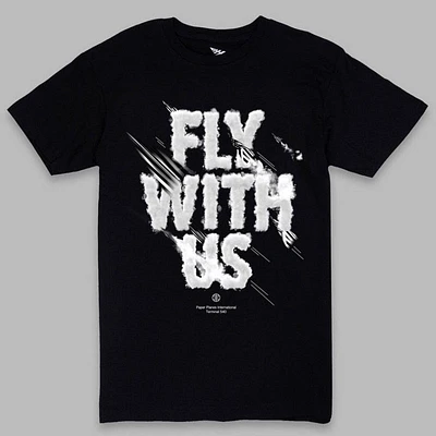 Paper Planes Fly With Us Tee (Black) 200008