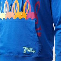 Psycho Bunny Lafayette Hoodie (Bright Royal) B6H966U1FT