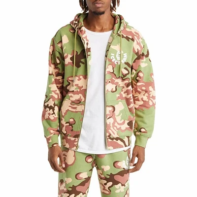 Ice Cream Zip Through Hoodie (Camo) 421-8308