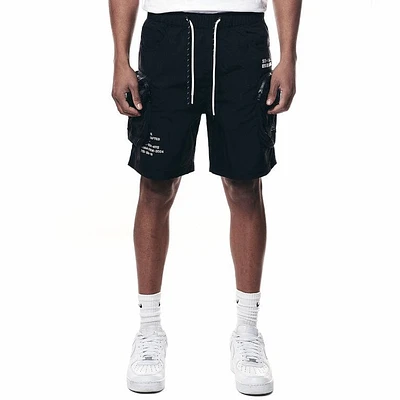 Smoke Rise Printed Nylon Utility Short () WS23182