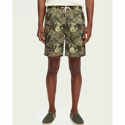 Scotch & Soda Long Length Printed Swimshort (Camo Floral Aop) 172427