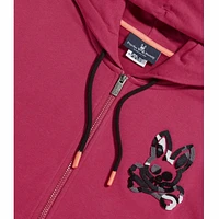 Psycho Bunny Howgate Camo Hoodie (Cranberry) B6H209Q1FT