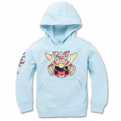 Kids Jordan Craig Invincible Plush Pullover Hoodie (Sky) 8446HK