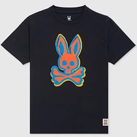 Kids Psycho Bunny Calder Graphic Tee (Navy)