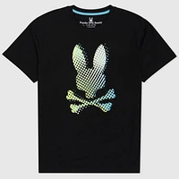 Psycho Bunny Hindes Graphic Tee (Black) B6U409T1PC