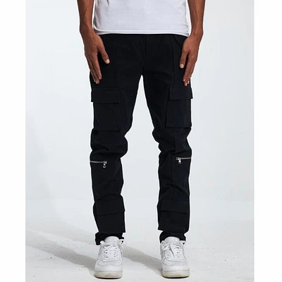 Crysp Cade Cargo Denim Jean (Black) CRYF222-201