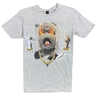 PlusEighteen Ski Mask Tee (Grey)