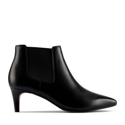 Clarks Laina 85 Up Black Leather 