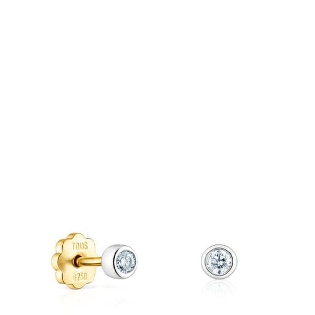 TOUS Yellow and White Gold TOUS Diamonds earrings | Westland Mall