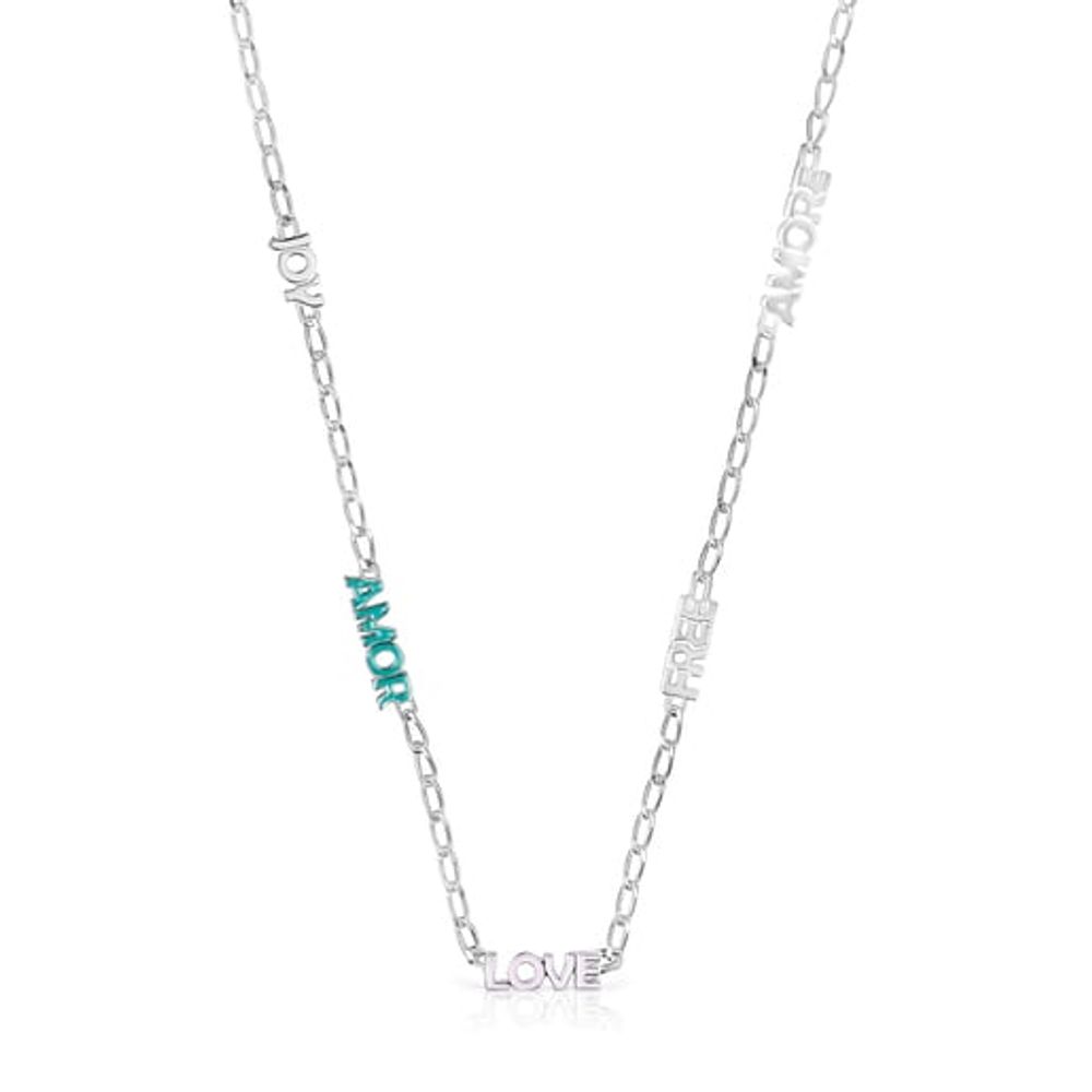 TOUS Crossword Amor Necklace