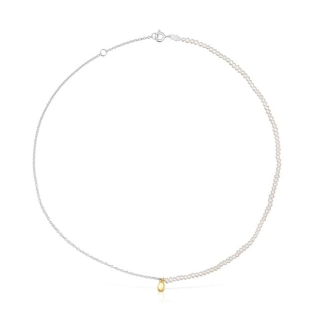 TOUS Two-tone TOUS Joy Bits necklace with pearls | Westland Mall