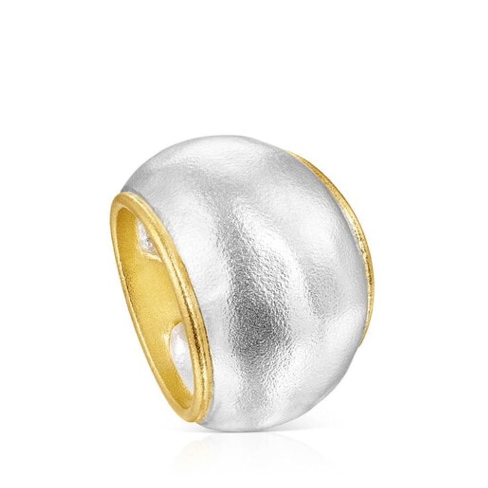 TOUS Two-tone Luah domed Ring | Westland Mall