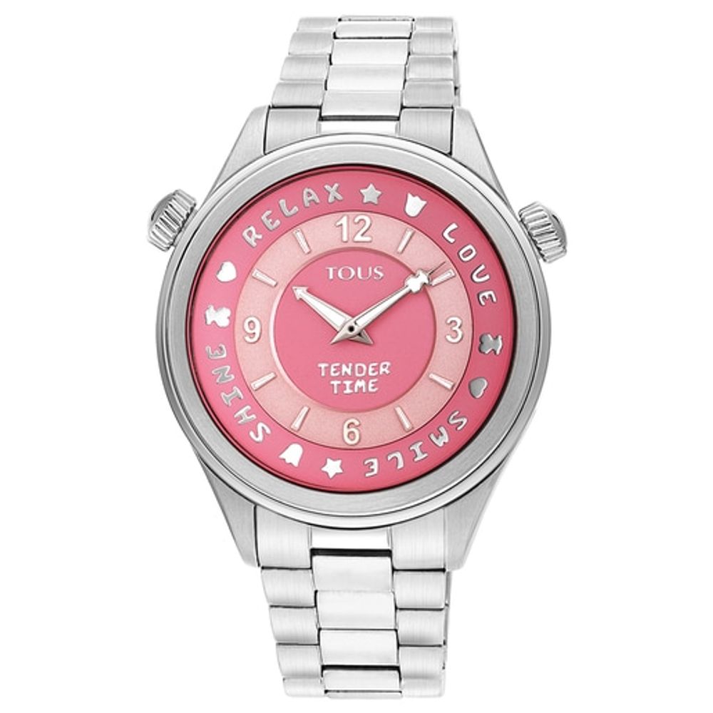 TOUS Stainless steel Tender Time Watch with dial | Plaza Del Caribe