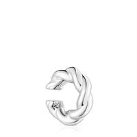 Earcuff XL de plata Twisted