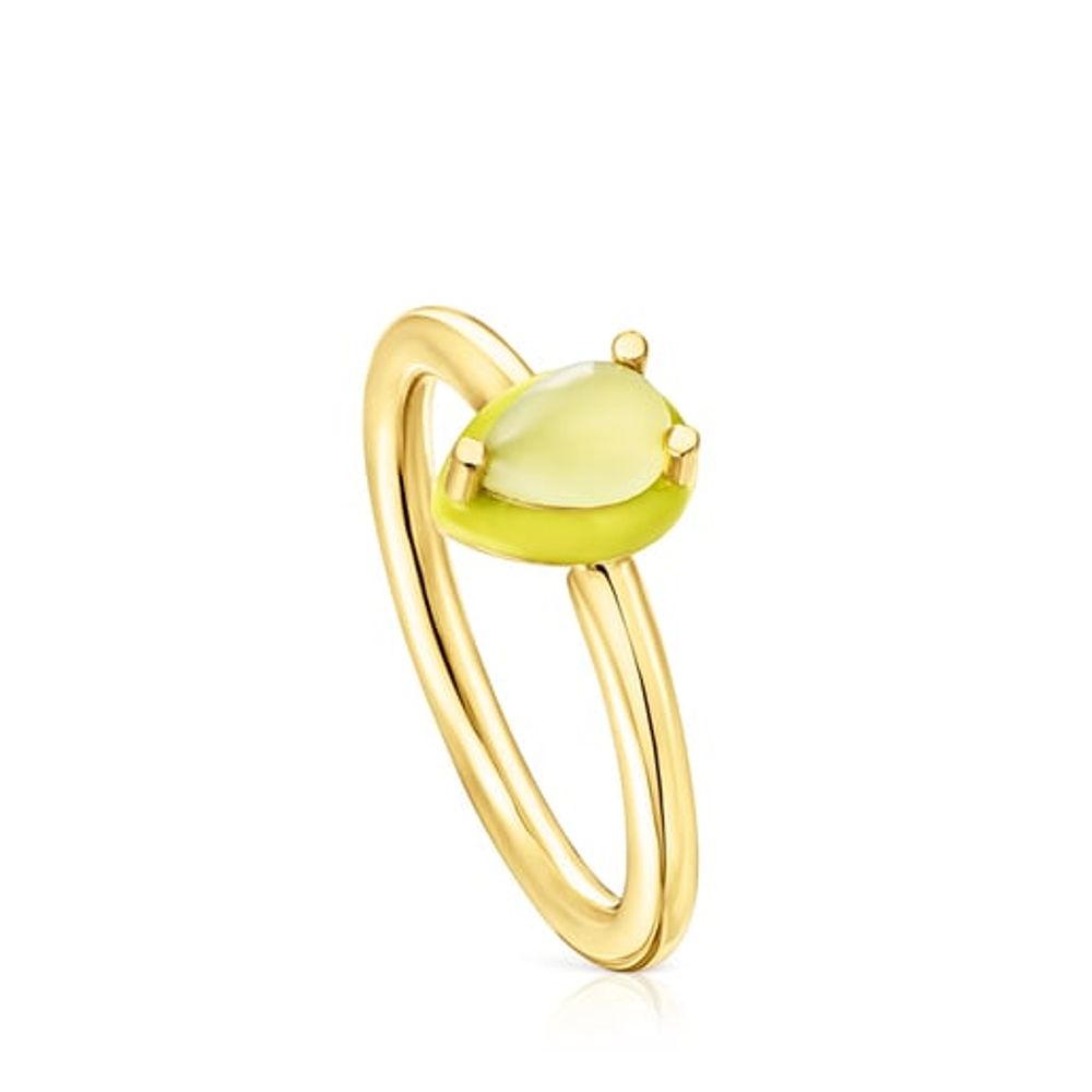 TOUS Vibrant Colors Ring with chalcedony and enamel | Plaza Las Americas