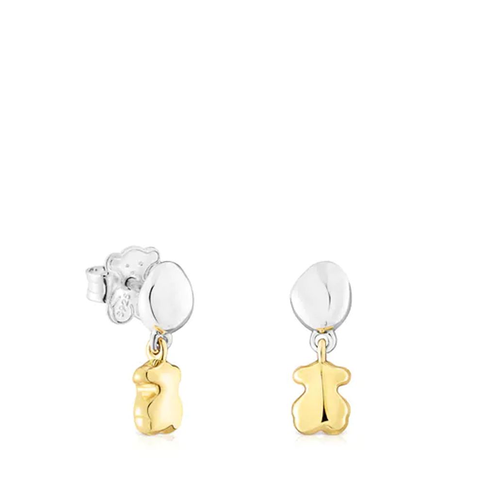 TOUS Short two-tone TOUS Joy Bits Earrings with bear | Westland Mall