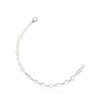 TOUS Silver and cultured pearls Mini Icons Bracelet with charms | Westland  Mall