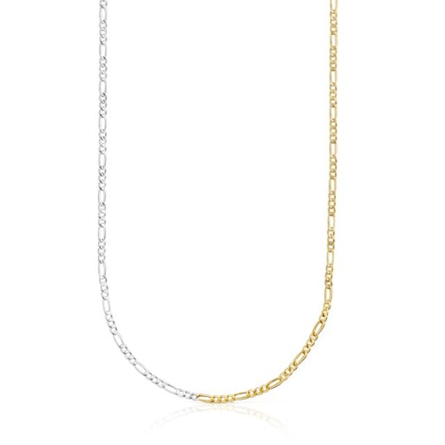 TOUS Two-tone TOUS Basics Necklace with curb chain | Westland Mall