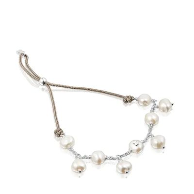 Pulsera de plata y perlas TOUS Icon Pearls