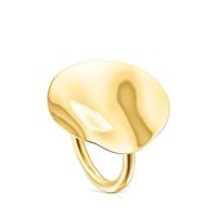 Silver Vermeil Nenufar petal Ring