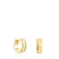 Silver vermeil TOUS Fellow Double-hoop earrings