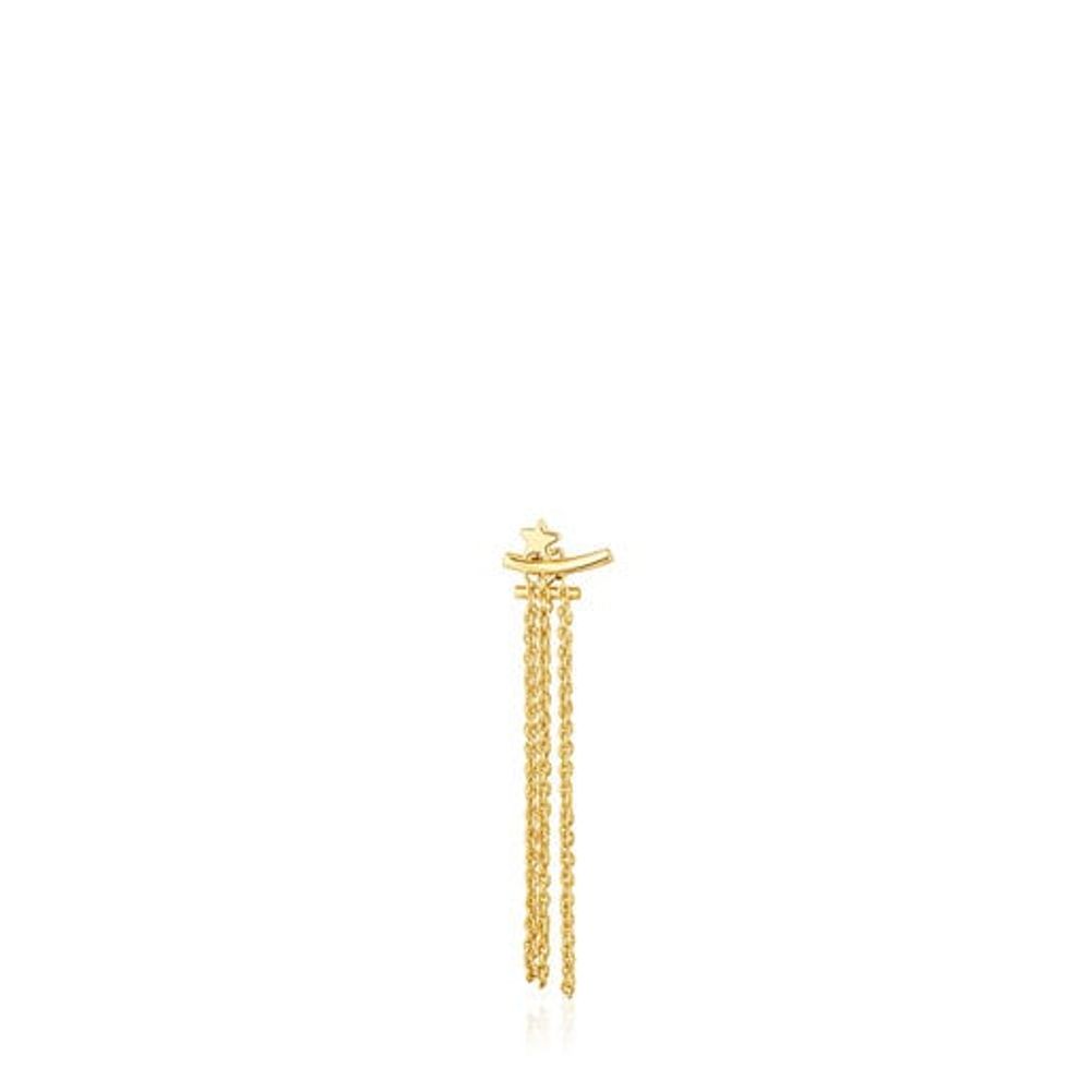 TOUS Gold TOUS Cool Joy Earring with three chains | Westland Mall