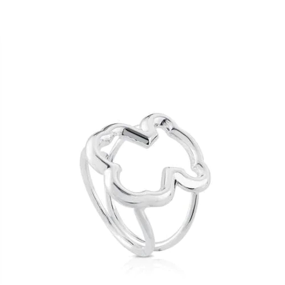 TOUS Silver New Carrusel Ring Bear motifs 2cm | Westland Mall