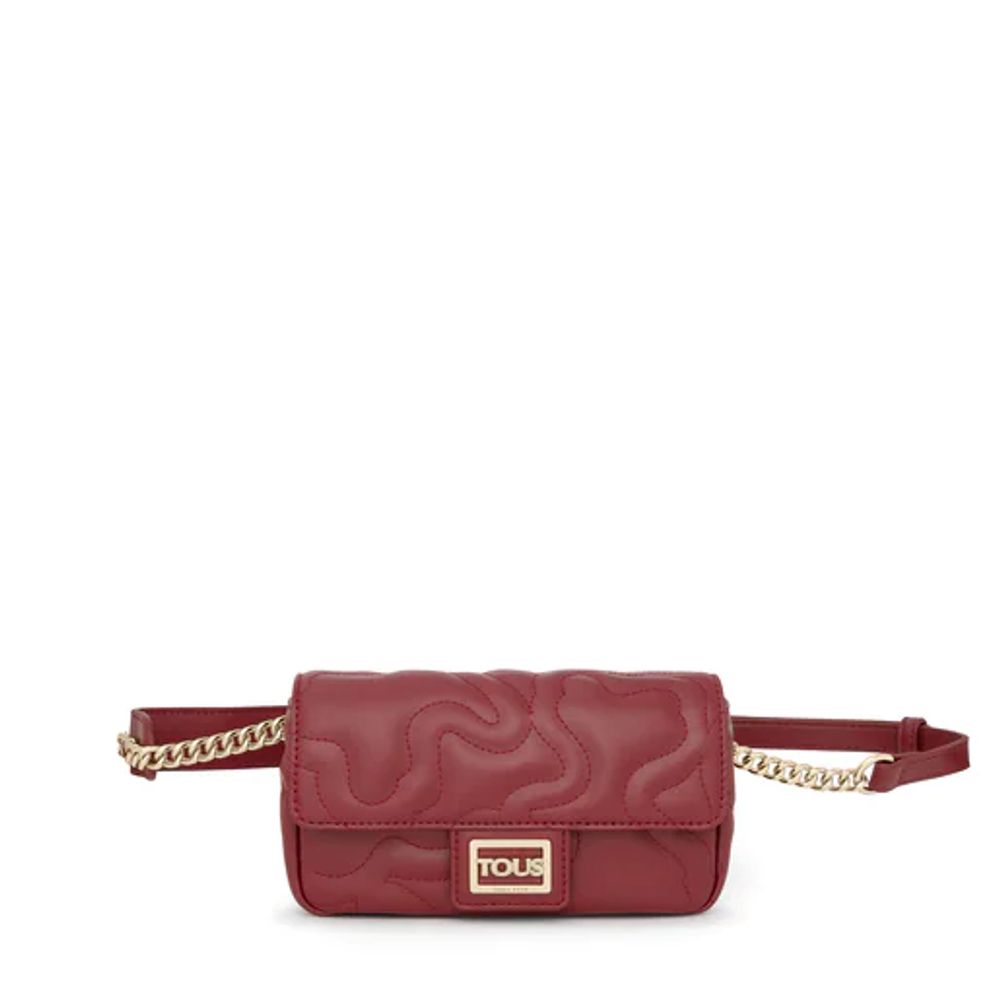 Burgundy Kaos Dream belt bag