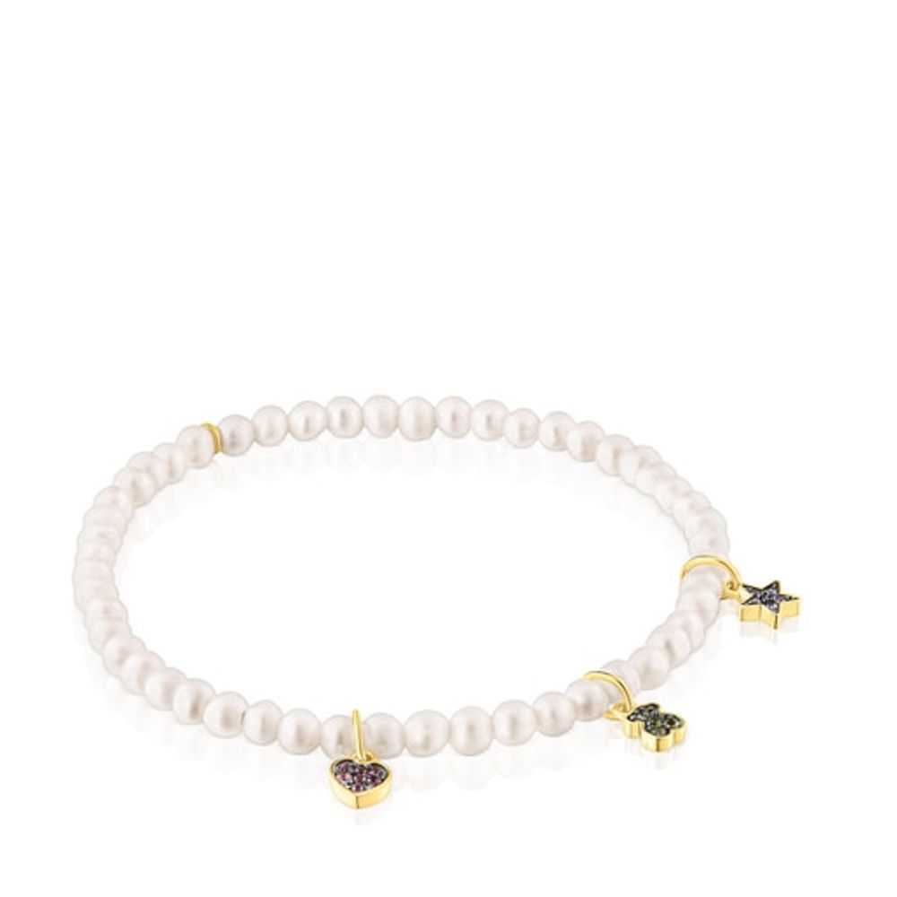 TOUS Pearl TOUS New Motif Bracelet with gemstone motifs | Westland Mall