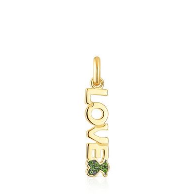 TOUS Crossword Love Pendant with bear