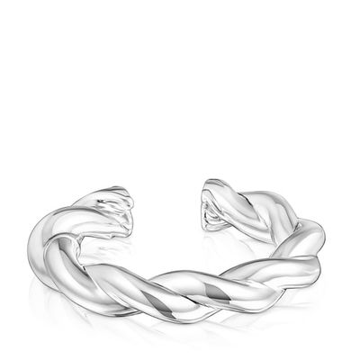 XL silver Twisted Bracelet