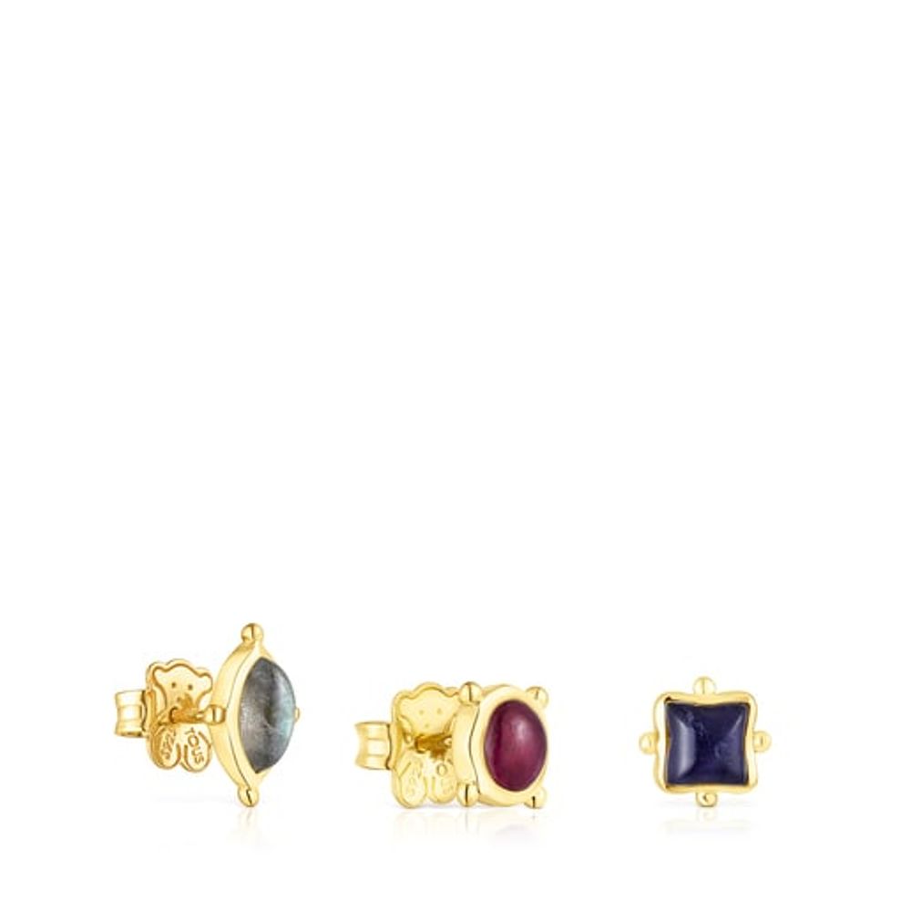 TOUS Pack of silver vermeil Magic Nature Earrings with gemstones | Westland  Mall
