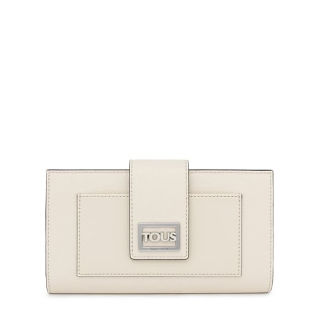 TOUS Large beige TOUS Funny Pocket wallet | Plaza Las Americas