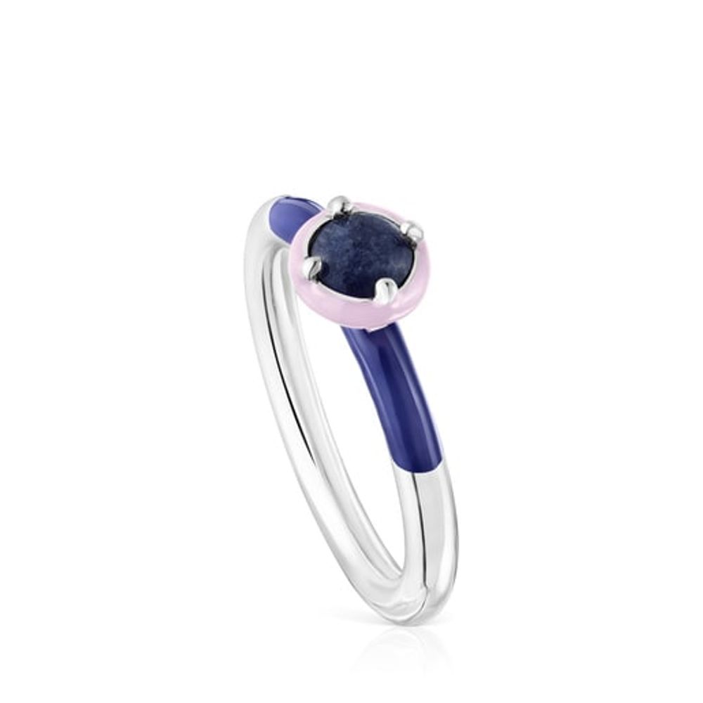 TOUS Silver TOUS Vibrant Colors Ring with sodalite and enamel | Plaza Las  Americas