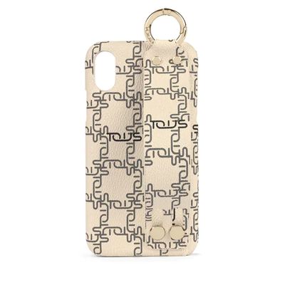 Beige Logogram Delray iPhone X/XS cell phone case