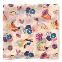 Multi-color TOUS Frutas Foulard