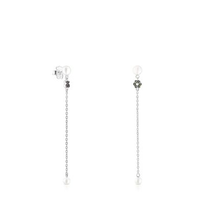 TOUS Silver TOUS New Motif Earrings with chrome diopside flower | Westland  Mall
