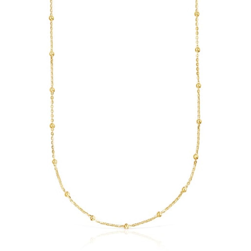TOUS Choker with 18kt gold plating over silver and alternating balls TOUS  Basics | Plaza Las Americas