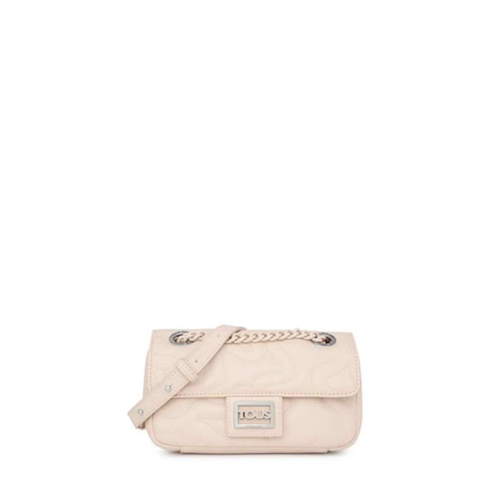 Beige Kaos Dream Mini crossbody bag with flap