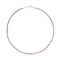 Silver vermeil and amethyst TOUS Joy Bits necklace