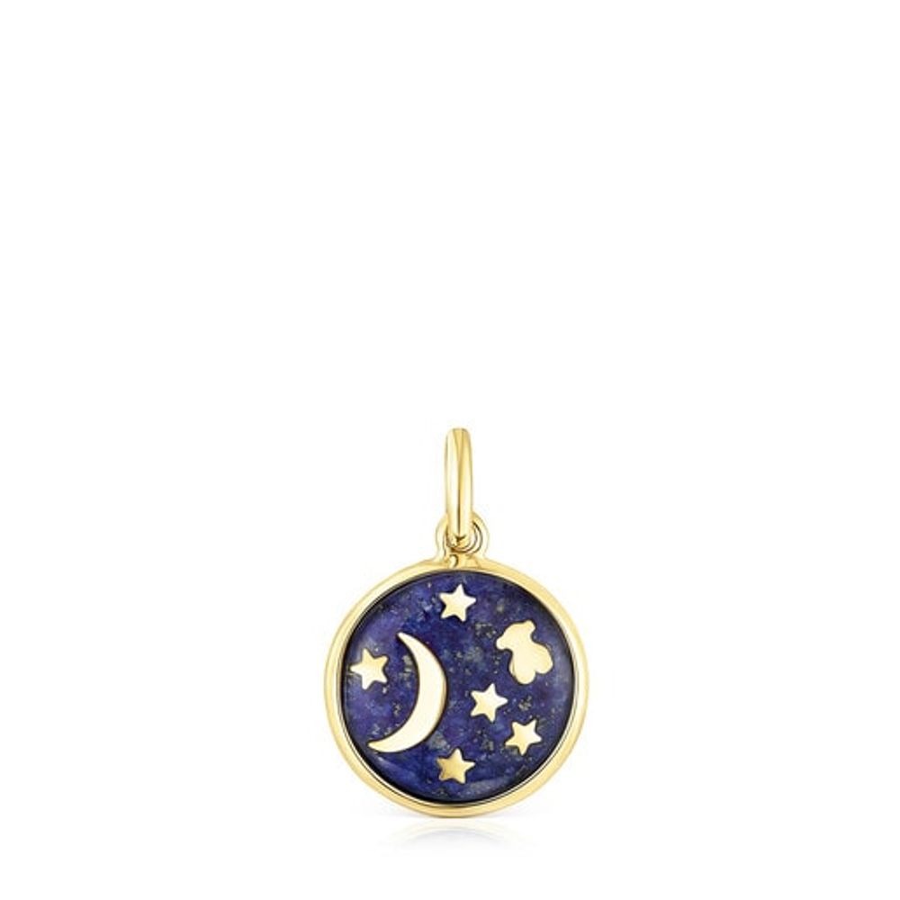 TOUS Small Magic Nature disc moon Pendant with lapis lazuli | Westland Mall