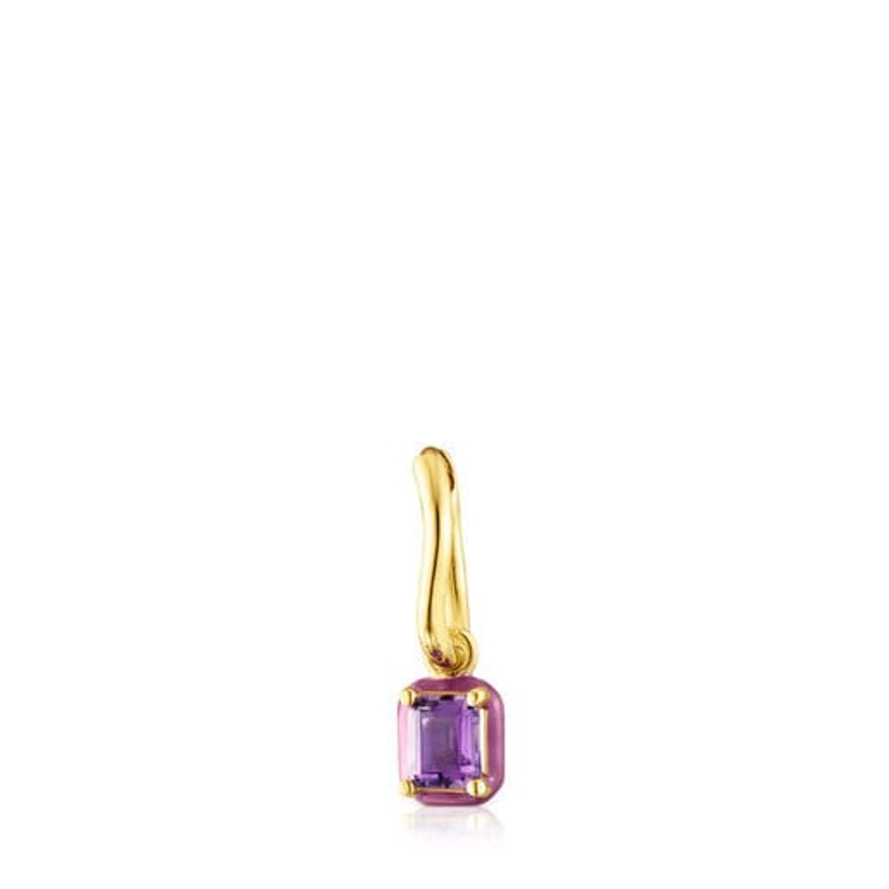 TOUS Vibrant Colors Earring with amethyst and colored enamel | Plaza Del  Caribe