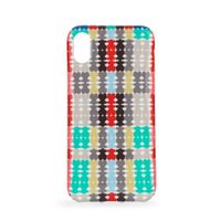 Multicolored Tartan Bears iPhone X Cell phone cover