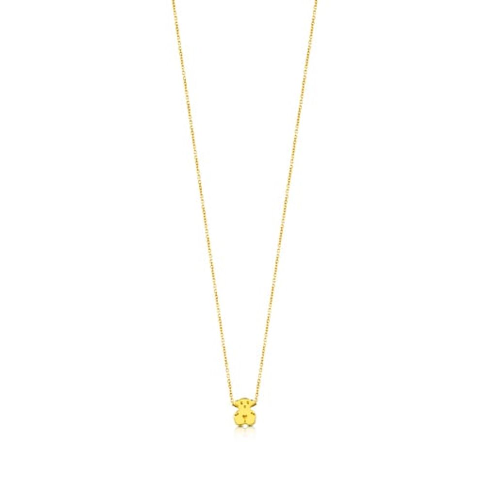 TOUS Gold Sweet Dolls Necklace. 17 18/25. | Westland Mall