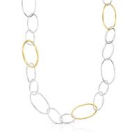 Hav bicolor oval-ring Necklace